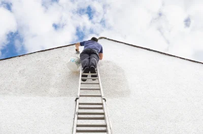 Peinture extérieure à Sermaise — façades et ravalement